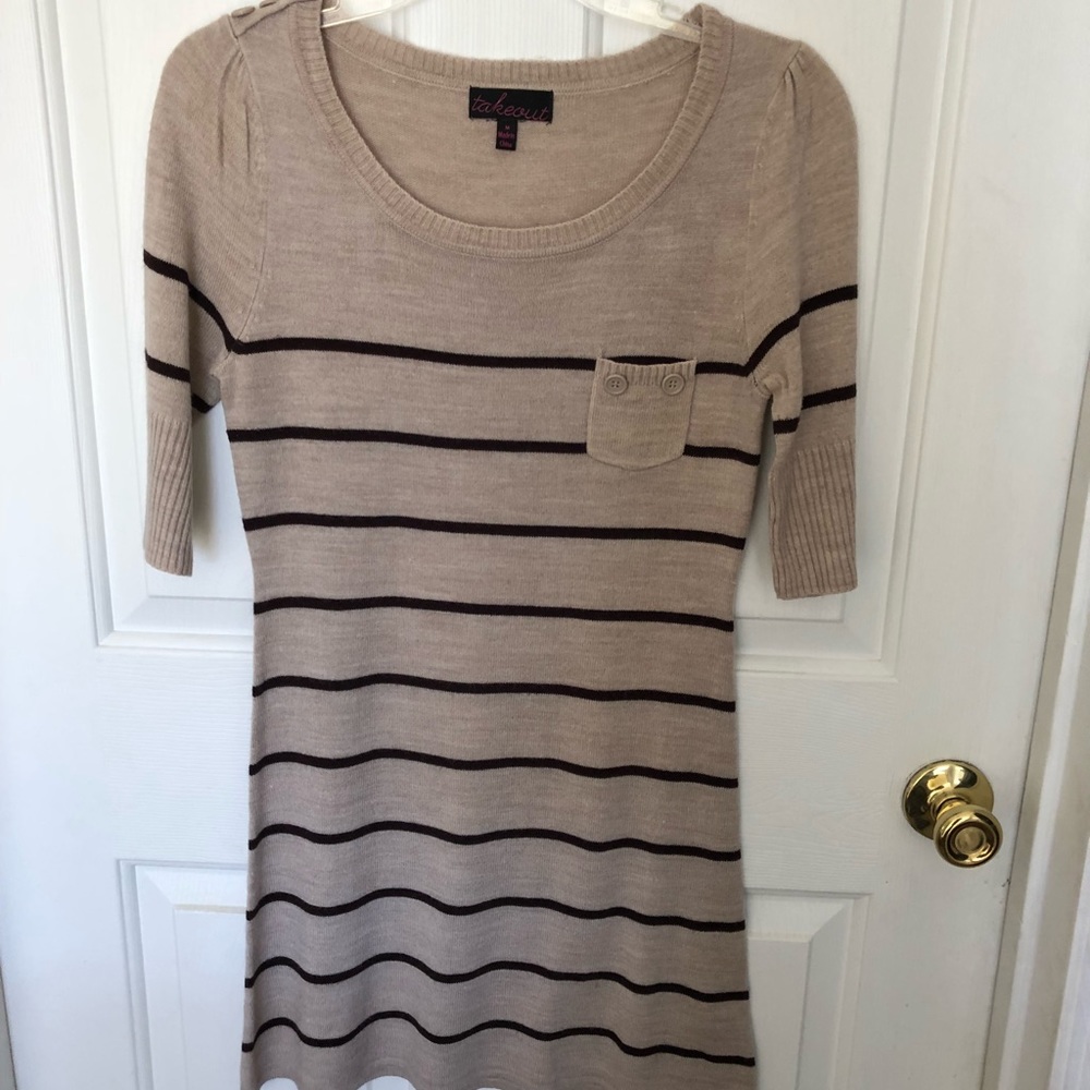 Sweater dress.